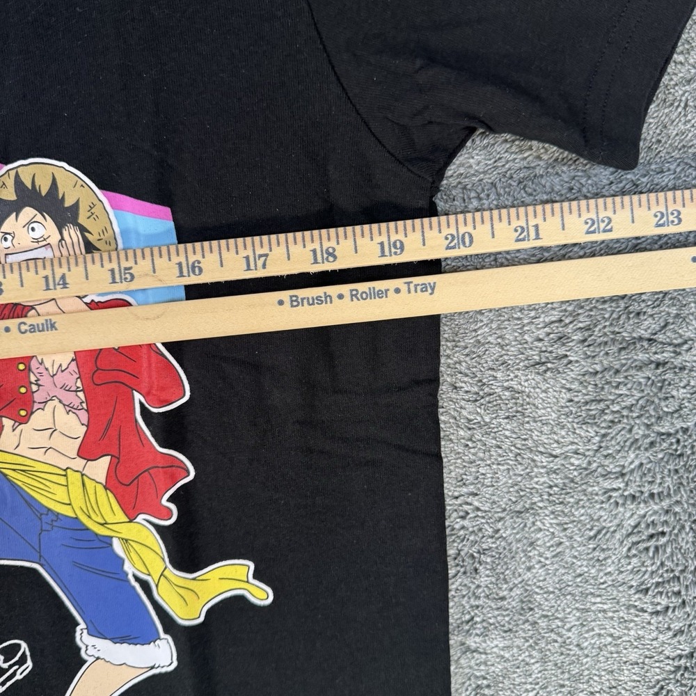 NWT One Piece Official Anime TShirt Luffy Japan Exclusive Black Size L Fine Plus - Picture 6 of 8